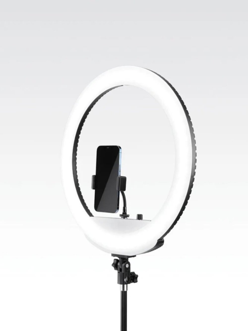 Lume Cube 18 Portable LED Ring Light with Stand PLUS 2 x Batteries and Charger